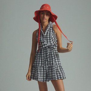Anthropologie Maeve Plaid Mini Shirt Dress